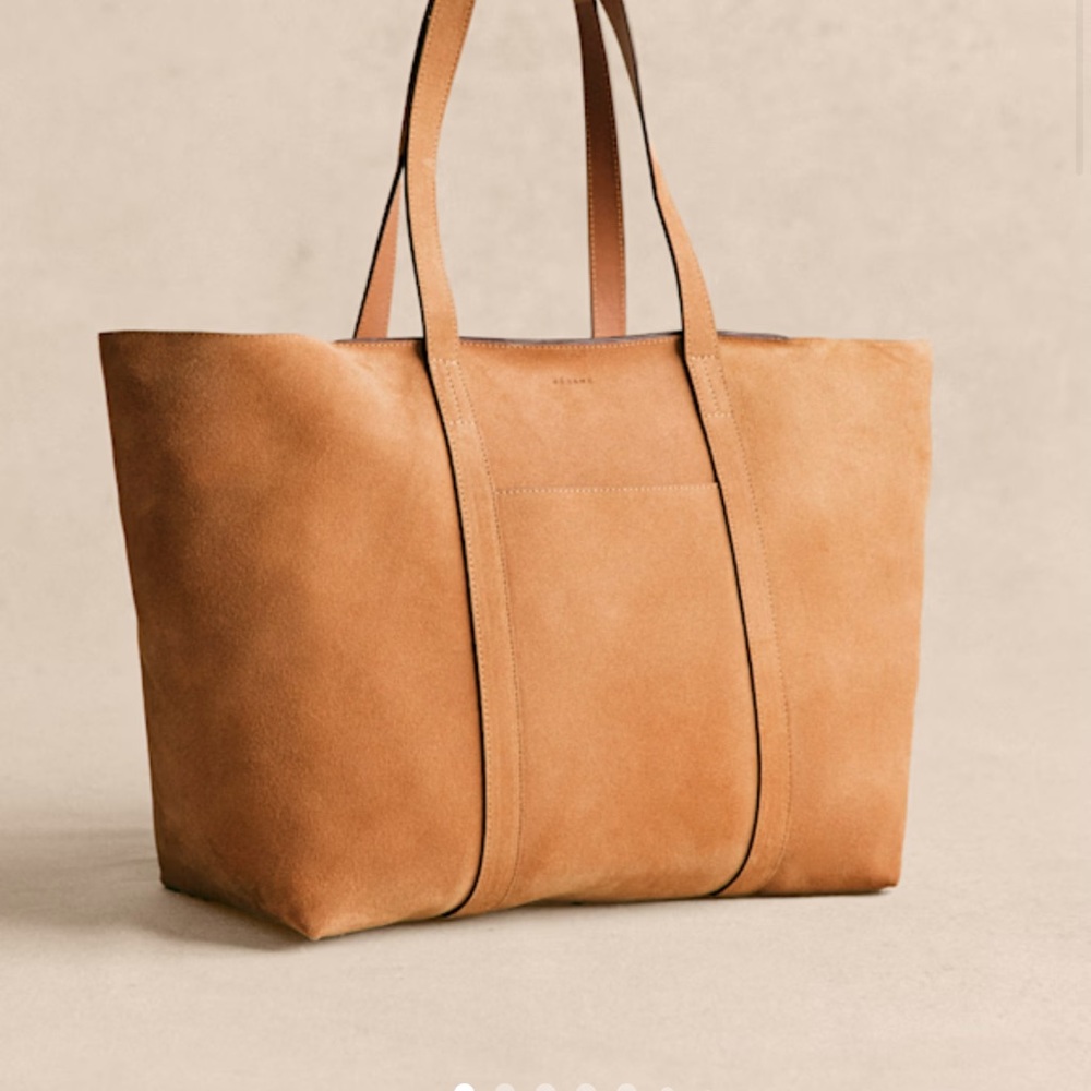 Sezane Gabin Bag in Camel